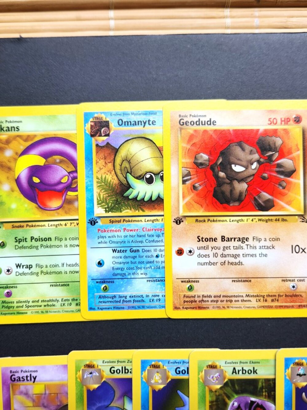 Pokemon Fossil Complete Non Holo Set 16-62 Rare Uncommon Common WOTC 56 Card Lot - Picture 4 of 16